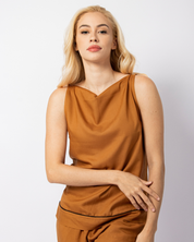 Ida Blouse in Almond